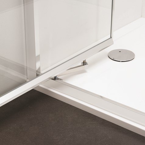 Burlington: Дверь Infold 900mm c боковым экраном 900mm Burlington: Дверь Infold 900mm c боковым экраном 900mm