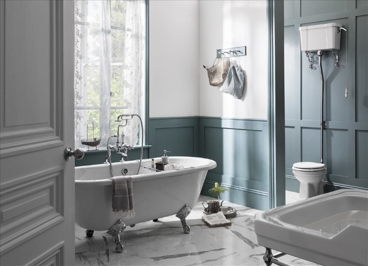 Burlington: Ванна акриловая Windsor двусторонняя с ножками L3C Burlington: Ванна акриловая Windsor двусторонняя с ножками L3C