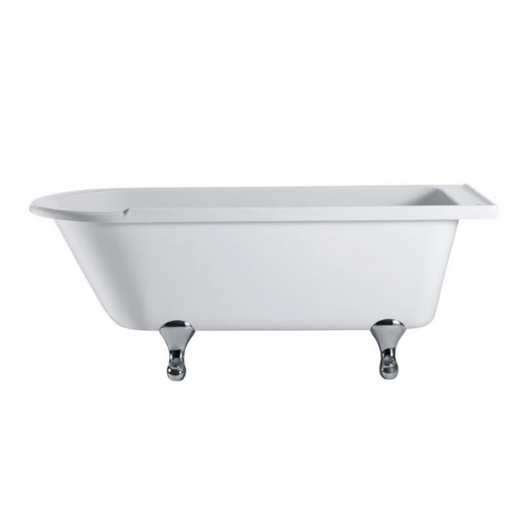 Burlington: Ванна акриловая Hampton левосторонняя с ножками E10 CHR Burlington: Ванна акриловая Hampton левосторонняя с ножками E10 CHR